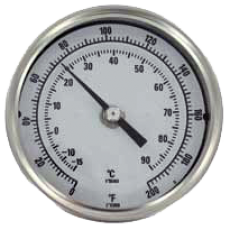 Биметаллический термометр с длинными зондами BTLRN