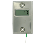 Настенный плоский цифровой индикатор температуры WTI-100 с ЖК-дисплеем